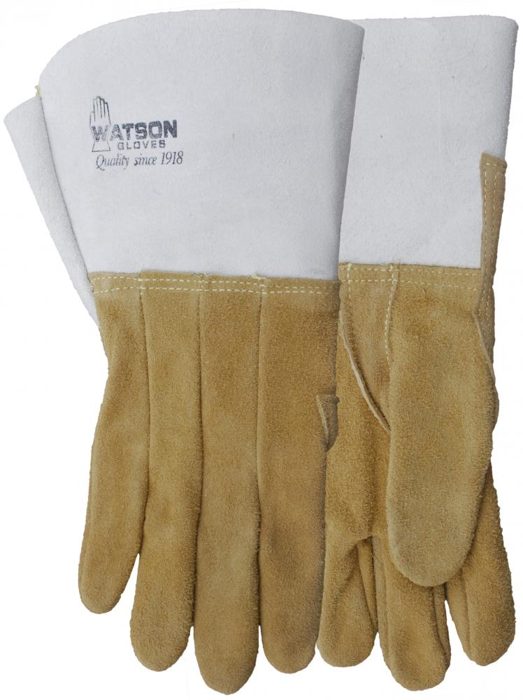 BUCKWELD CLUTE CUT SPLIT ELK WOOL LINED WELDING - 12
