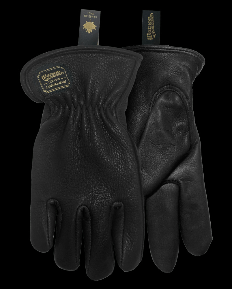 THE DUKE PREMIUM FULLGRAIN DEER BLACK DRIVER - S