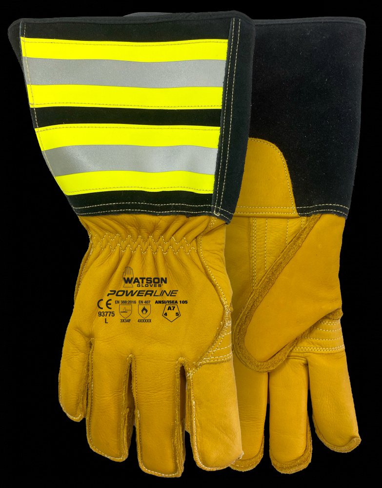 POWERLINE A7 FULL COW C100 LINED 6 INCH GAUNTLET UTILITY - X