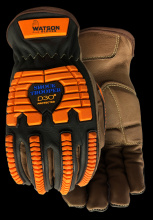 Watson Gloves 95785-XS - SHOCK TROOPER A7 D30 BACK ANTIVIBE PALM THINSULATE GOATSKIN - XS