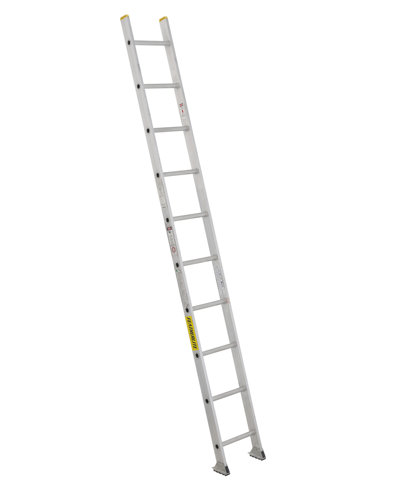 10' Aluminum Straight Ladder Type IA 300 Load Capacity (lbs)