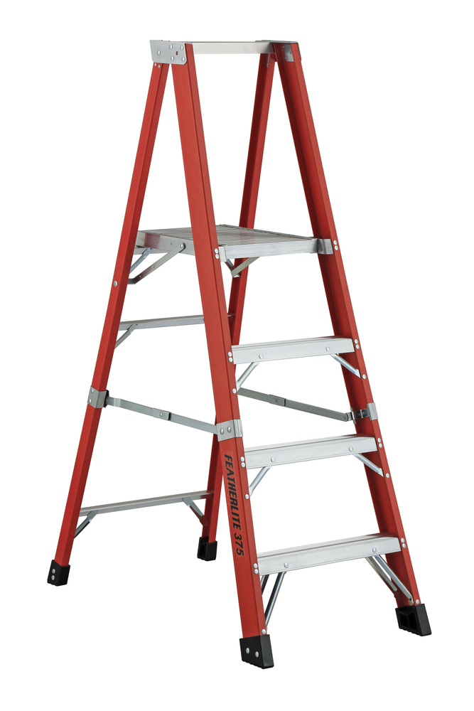 6' Fiberglass Step Ladder Type IAA 375 Load Capacity (lbs)