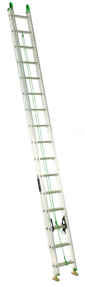 40' Aluminum Extension Ladder,  w/Pro Grip, Type II, 225 lb Load Capacity