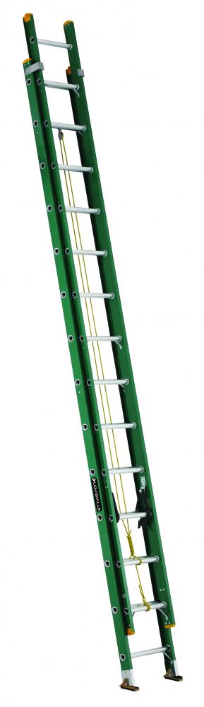 28' Fiberglass Extension Ladder, Type II, 225 lb Load Capacity