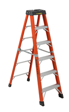 Louisville Ladder Corp 6806-AA - 6' Fiberglass Step Ladder Type IAA 375 Load Capacity (lbs)