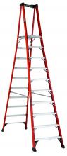 Louisville Ladder Corp FXP1810HD - 10' Fiberglass Pinnacle Pro Platform Platform Ladder, Type IAA, 375 Load Capacity