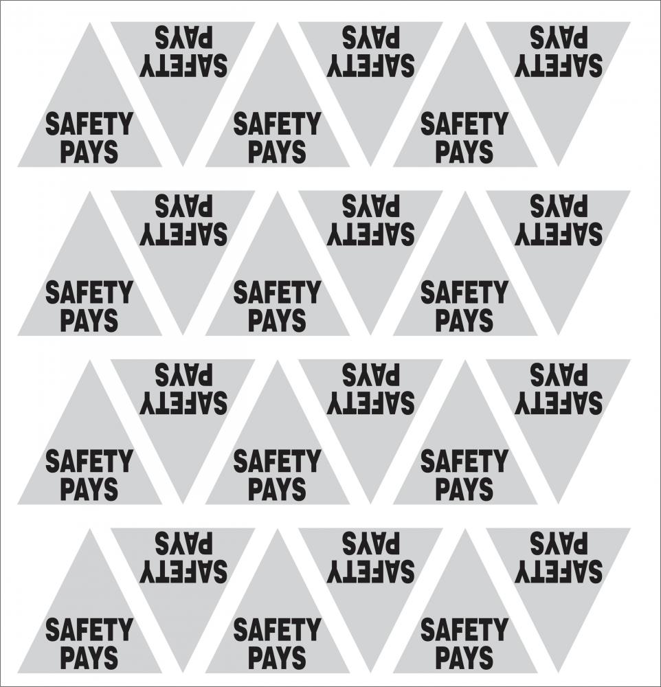 SAFETY PAYS Reflective triangle