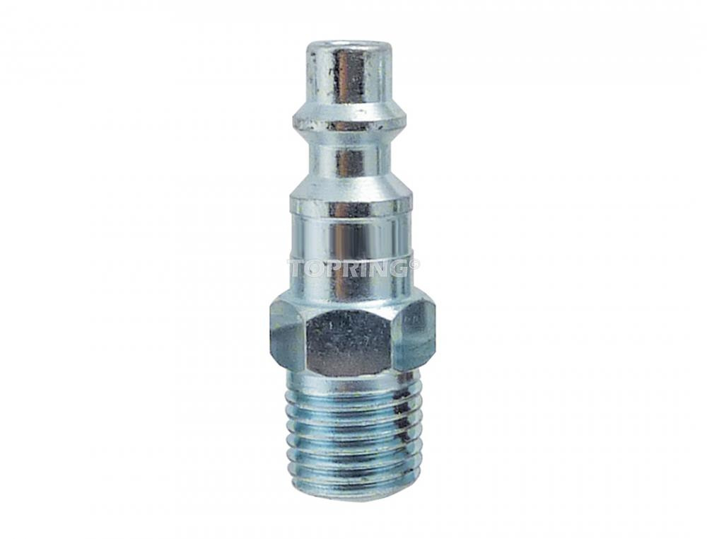 1/4 Industrial Steel Coupler Plug 1/4 (M) NPT