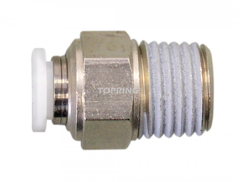 6 mm Push-to-Connect to 1/4 (M) NPT Adapter