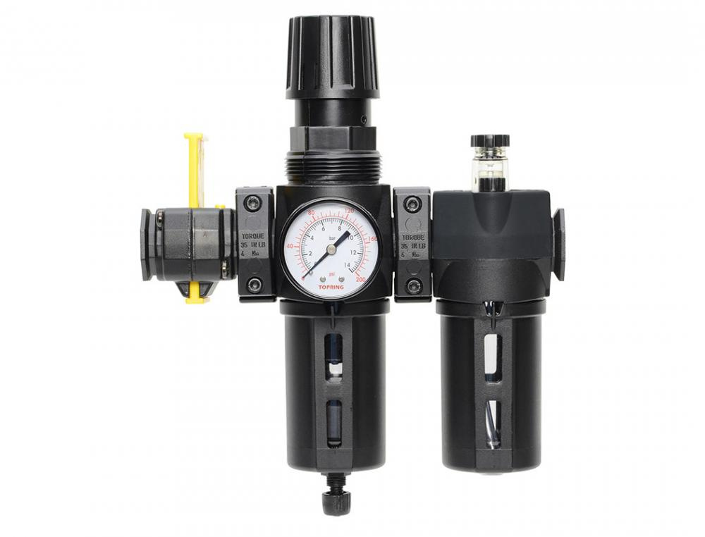 5 Micron FRL Unit 30 to 125 PSI 1/2 (F) NPT With Shut-off Valve S50