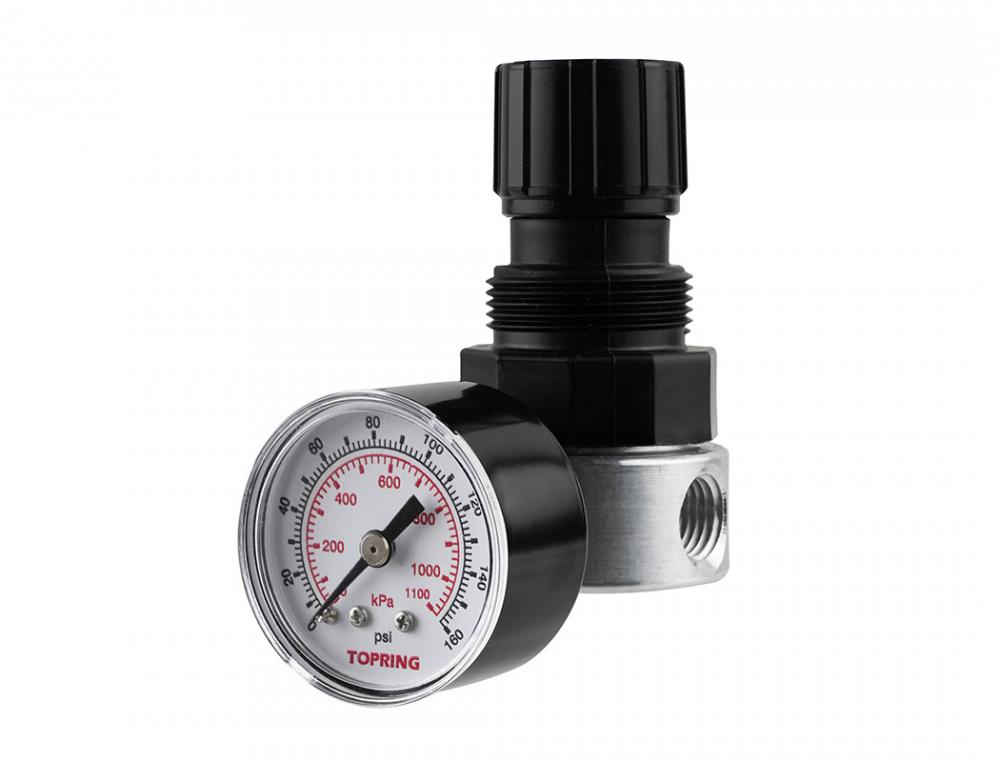 Aluminum Diaphragm Pressure Regulator 0 to 125 PSI 1/8 (F) NPT