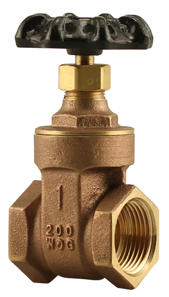 1" FPT GATE VALVE - 200 WOG