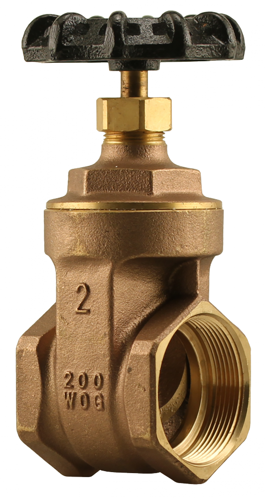 2" FPT GATE VALVE - 200 WOG