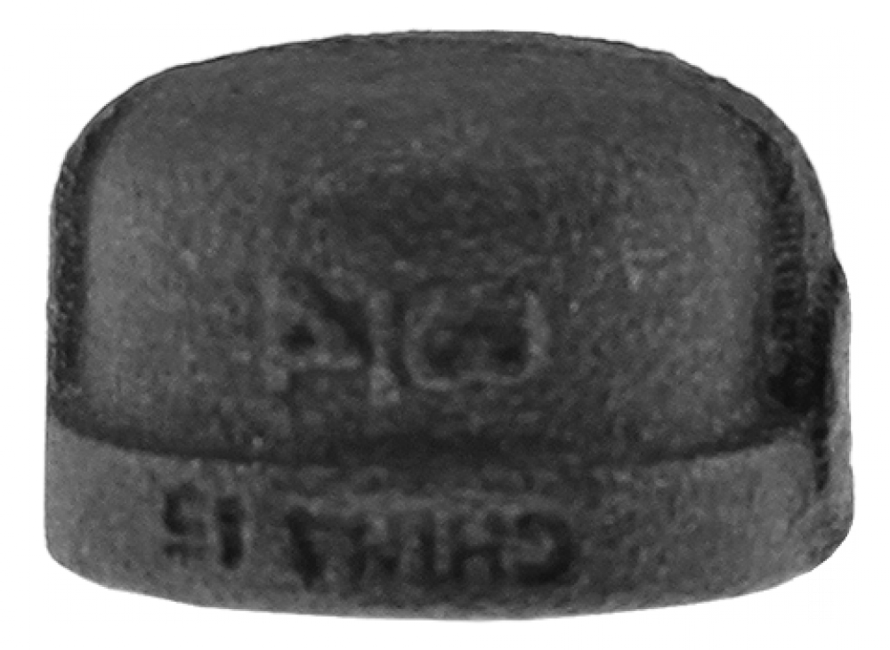 3/4" CAP - BLACK
