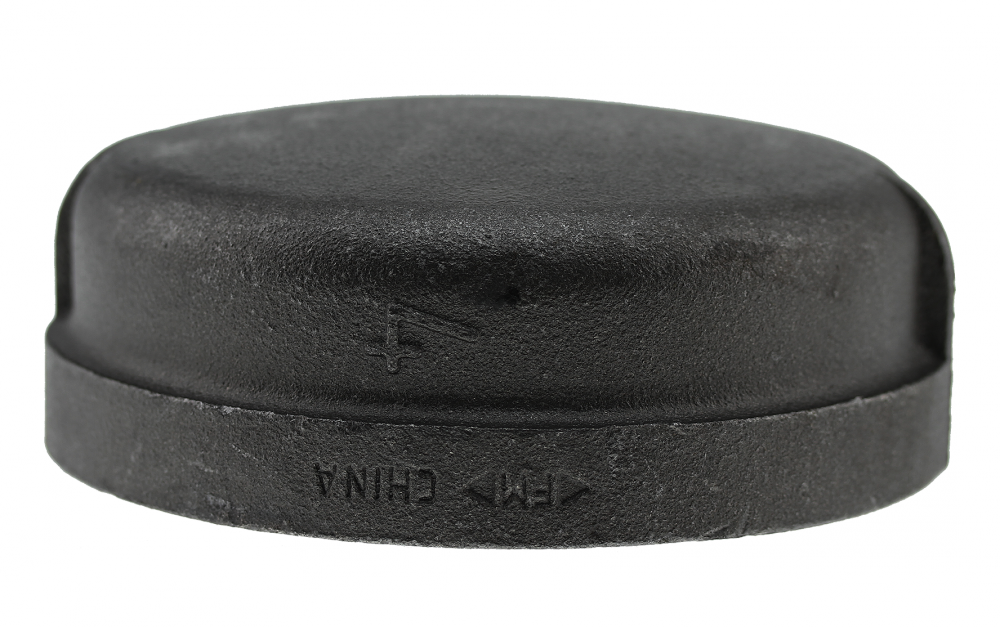 4" CAP - BLACK