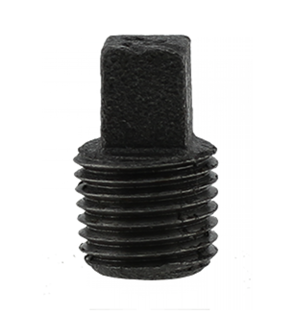 1/4" SQ. PLUG - BLACK
