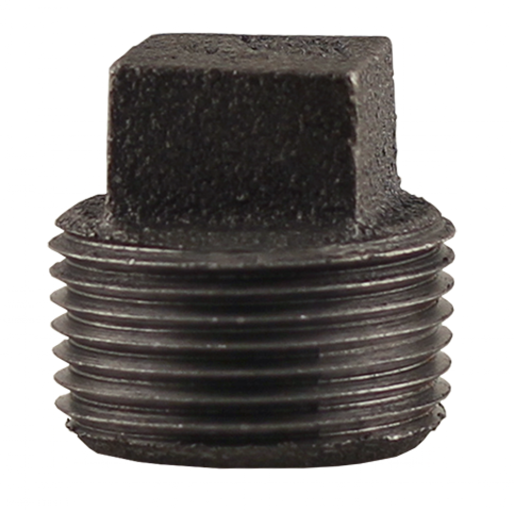 1" PLUG - BLACK