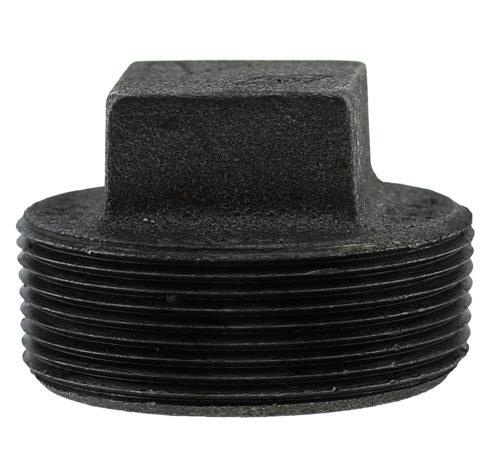 2" PLUG - BLACK