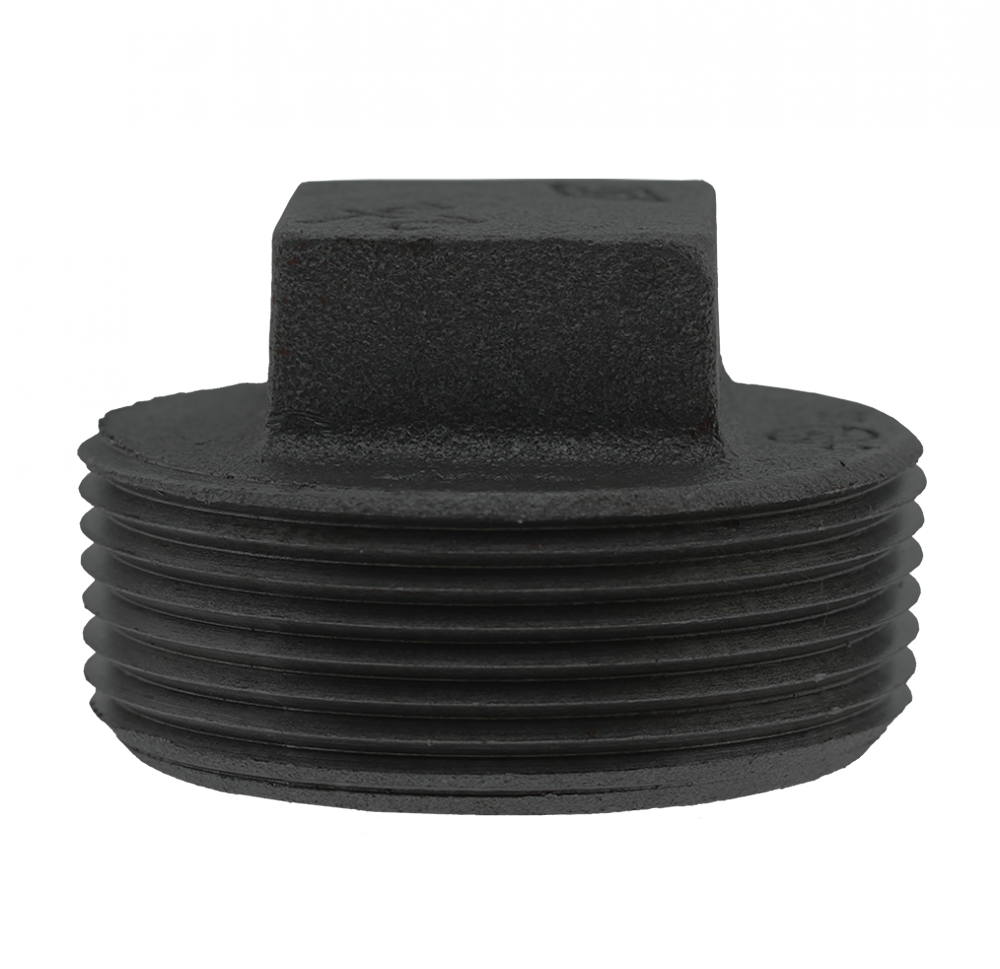 2-1/2" SQ. PLUG - BLACK