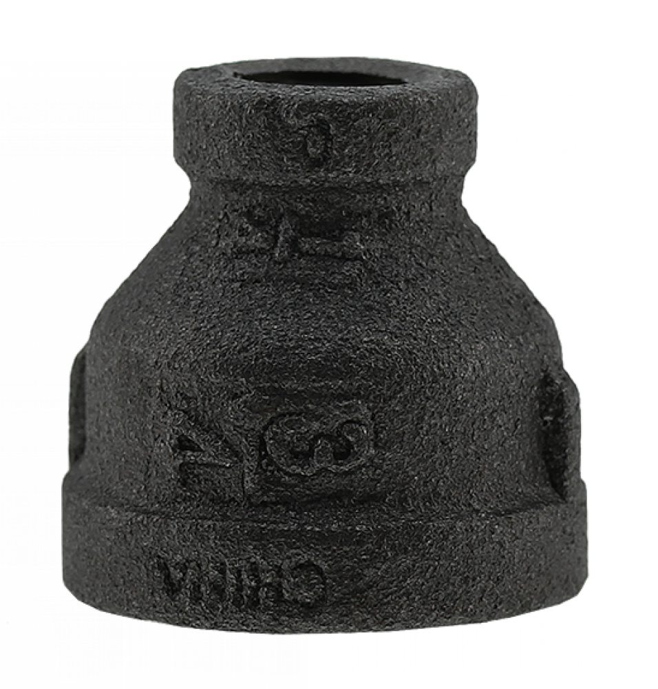 3/4" x 1/4" RED COUPLING-BLACK