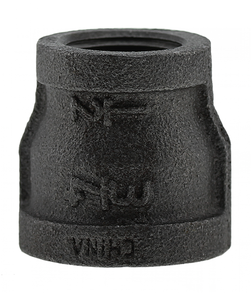 3/4" x 1/2" RED COUPLING-BLACK