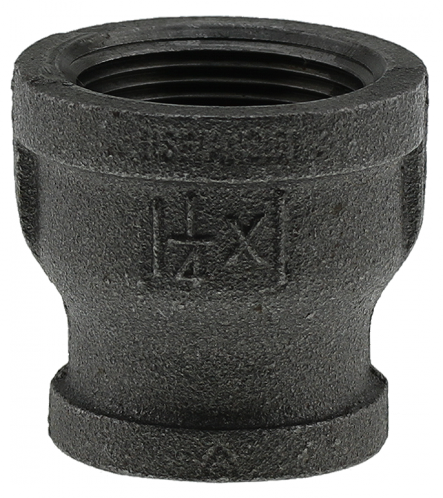 1-1/4" x 1" RED COUPLING-BLACK