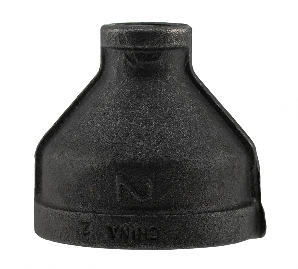 2" x 1/2" RED COUPLING - BLACK
