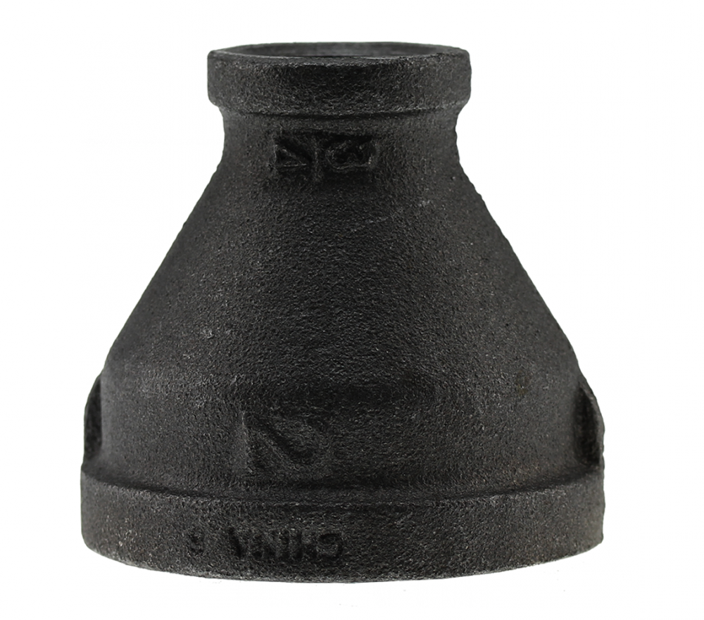 2" x 1" RED COUPLING - BLACK