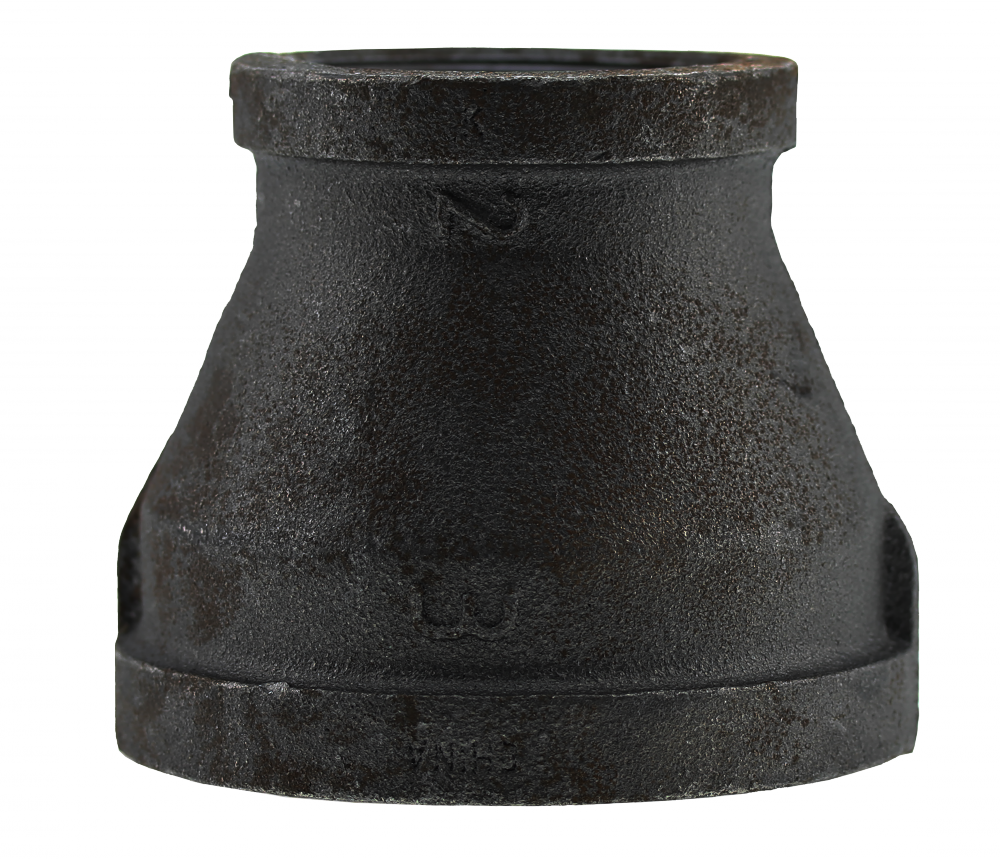 3" x 2" RED COUPLING - BLACK