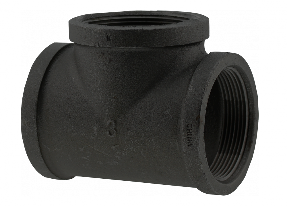 3" TEE - BLACK