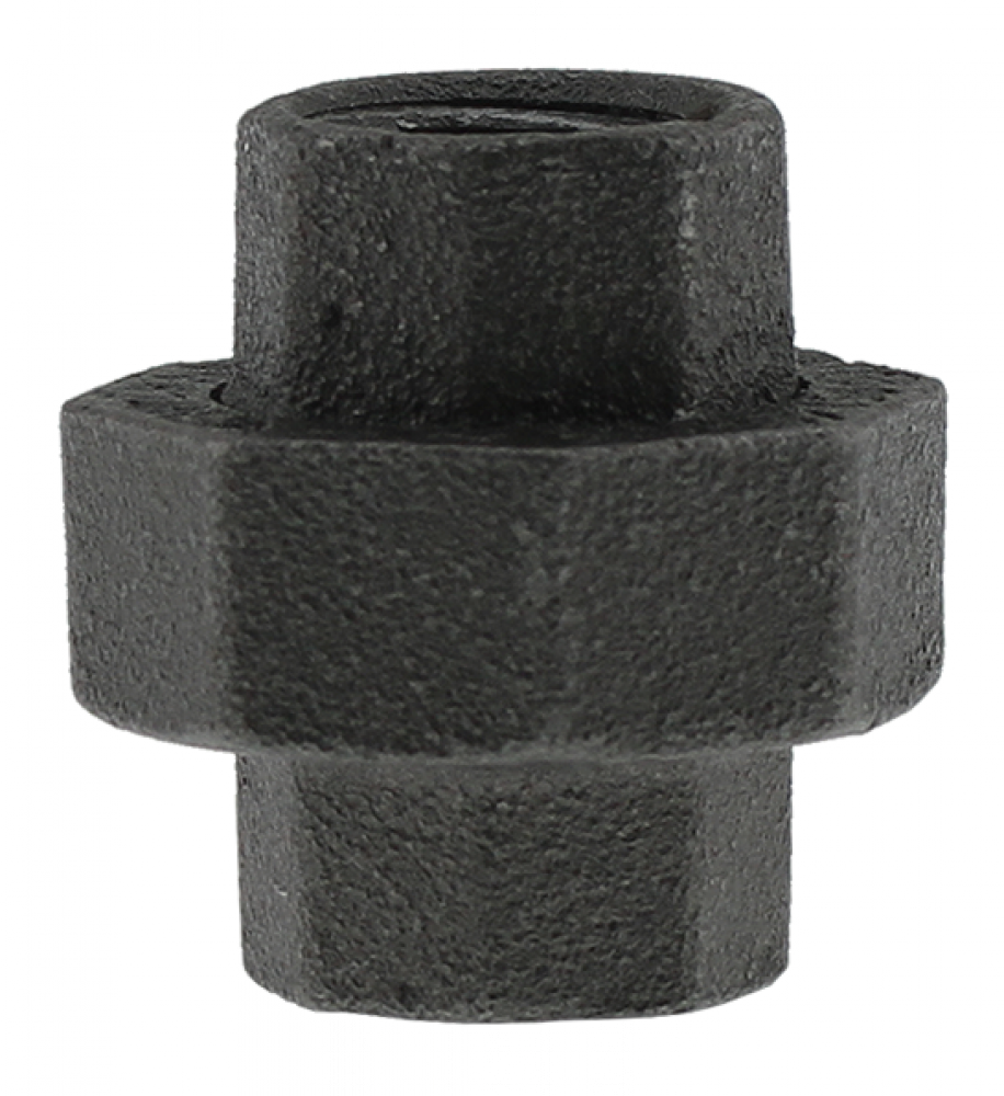 1/2" UNION - BLACK