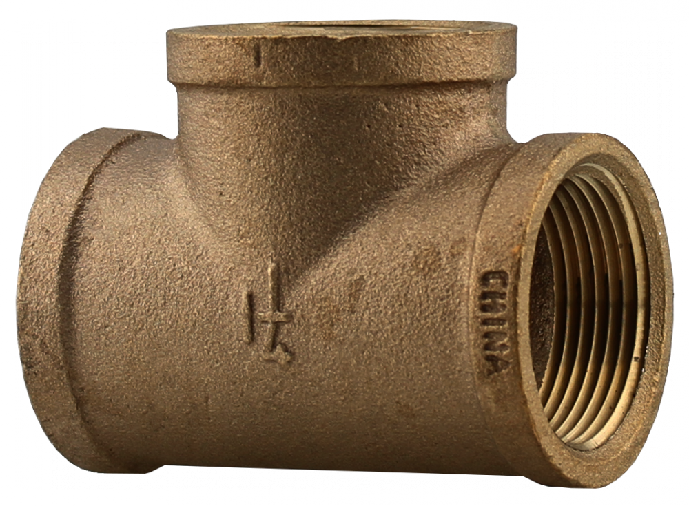 1-1/4" BRONZE TEE