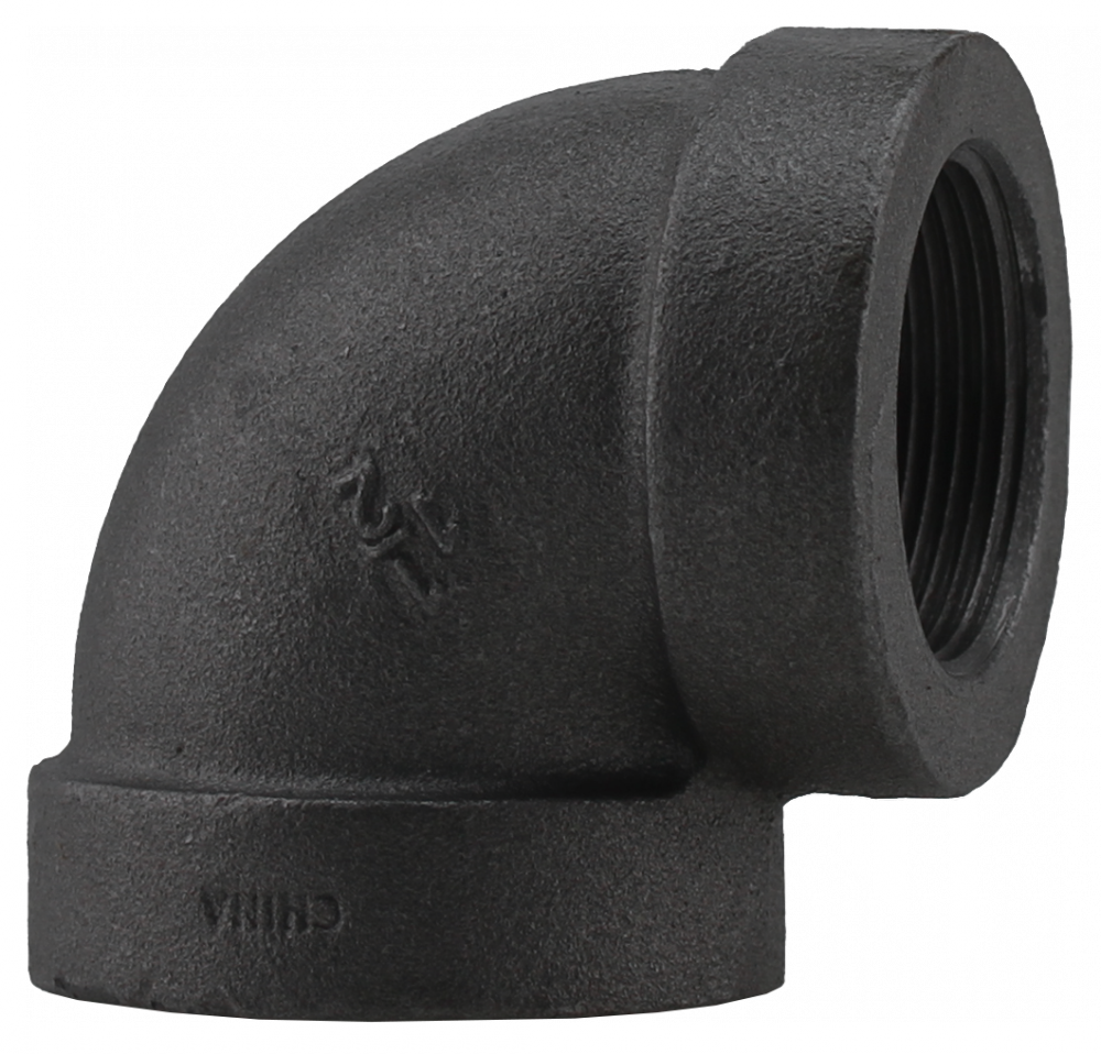300LB 1-1/2" ELBOW - BLACK