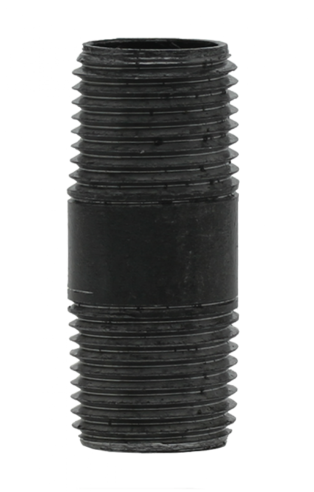 1/2" x 2" NIPPLE - BLACK