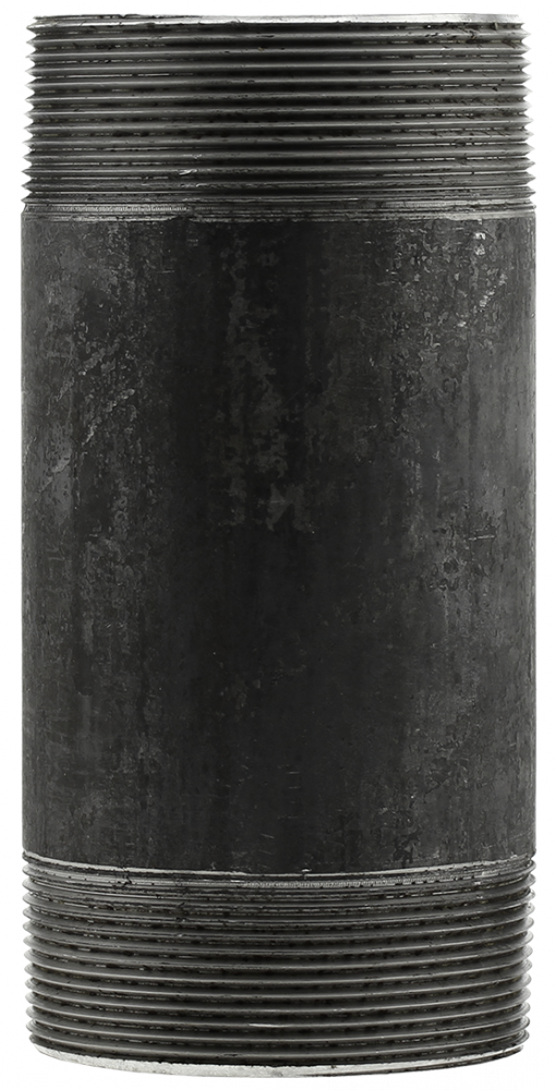 4" x 9" NIPPLE - BLACK