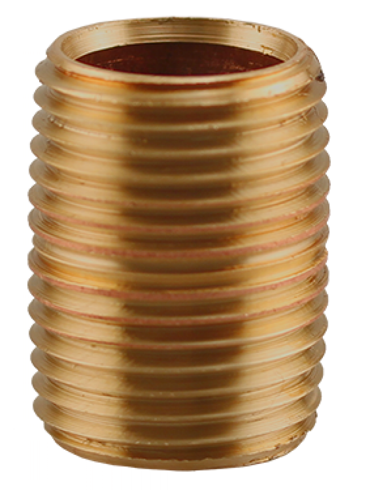 1/2" X CLOSE R BRASS NIPPLE