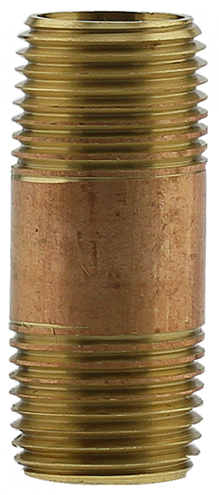 1/2" x 2" R BRASS NIPPLE