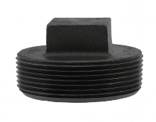 Boshart Industries 2-BLP-30 - 3" SQ. PLUG - BLACK