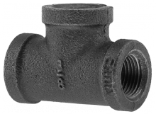 Boshart Industries 2-BLT-03 - 3/8" TEE - BLACK