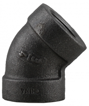 Boshart Industries BL3E4-07 - 300LB 3/4" 45' ELBOW - BLACK