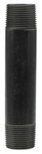Boshart Industries BLN-1060 - 1" x 6" NIPPLE - BLACK
