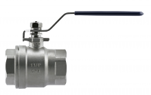 Boshart Industries SSBV304-12 - 1-1/4"FPT 304SS BALL V 1000CWP