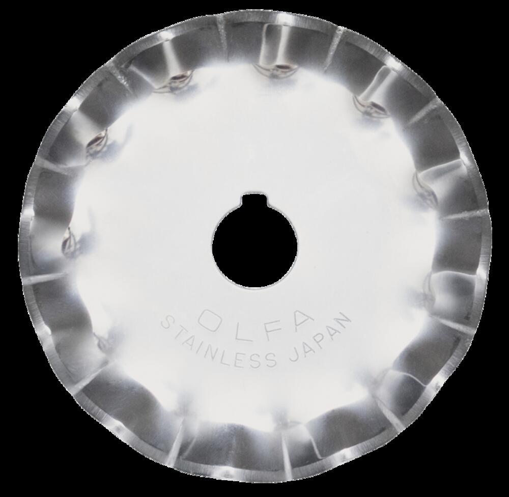 OLFA 45mm SCB45-1 Stainless Steel Scallop Blade, 1pk