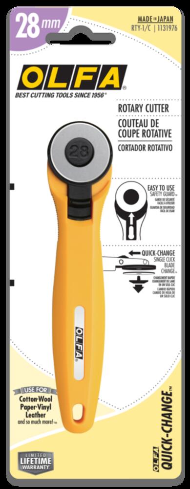 OLFA 28mm RTY-1/C Quick-Change Rotary Cutter