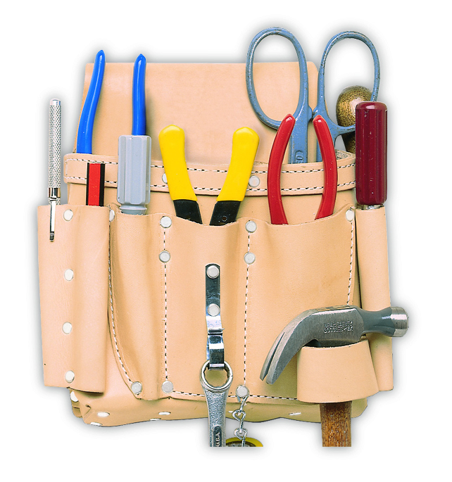 ELECTRICIAN'S TOOL POUCH - 8 POCKETS