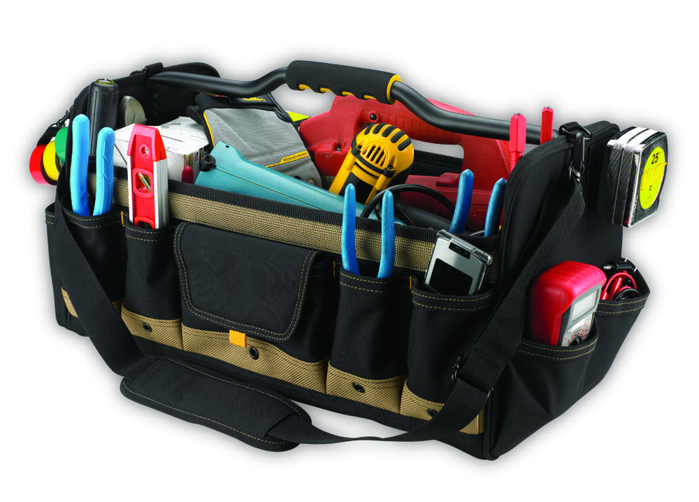 20" OPEN TO SOFTSIDED TOOL BOX - 27 POCKETS