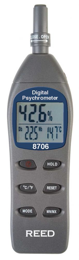 REED 8706 Psychrometer / Thermo-Hygrometer