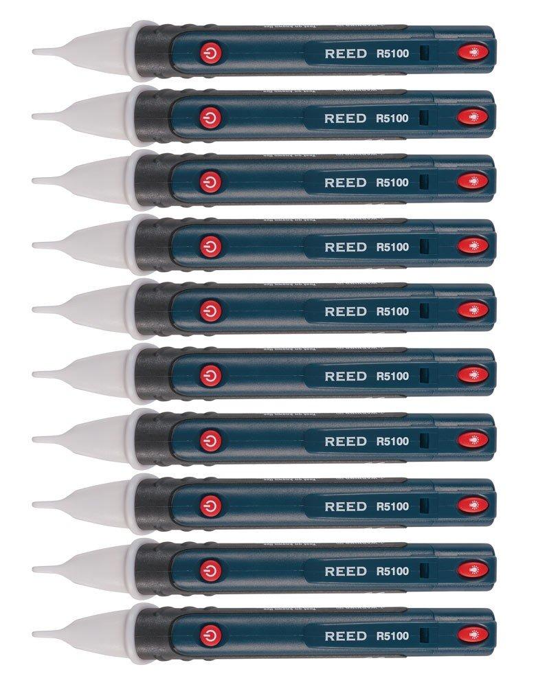REED R5100-10PK Non-Contact AC Voltage Detector with Flashlight