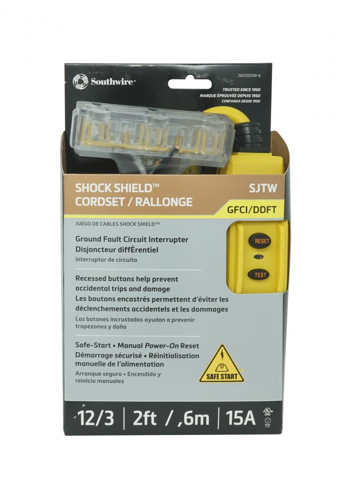 CUBE TAP- 16/2 6' SPT-2 WHITE EXTENSION