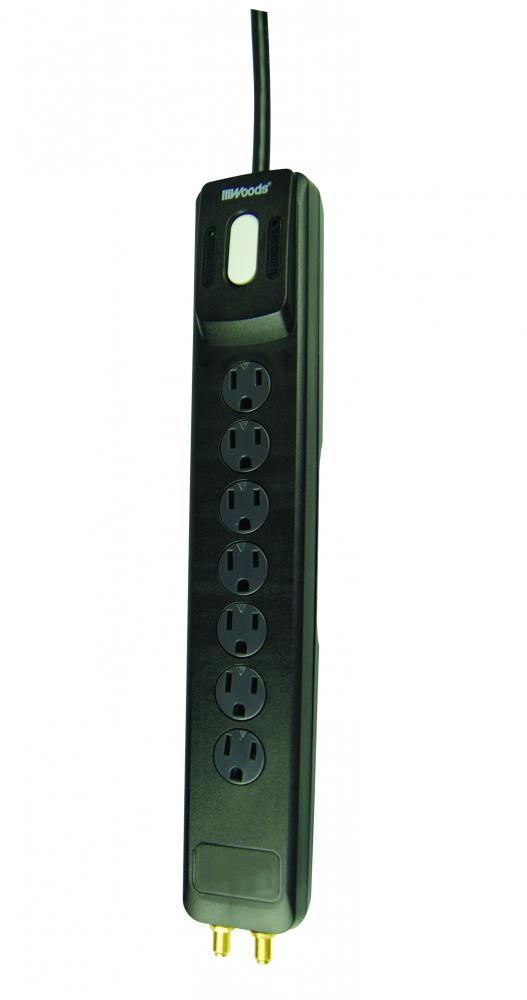 SURGE- PROTECTOR 7-OUT COAX 2480J 6' RS